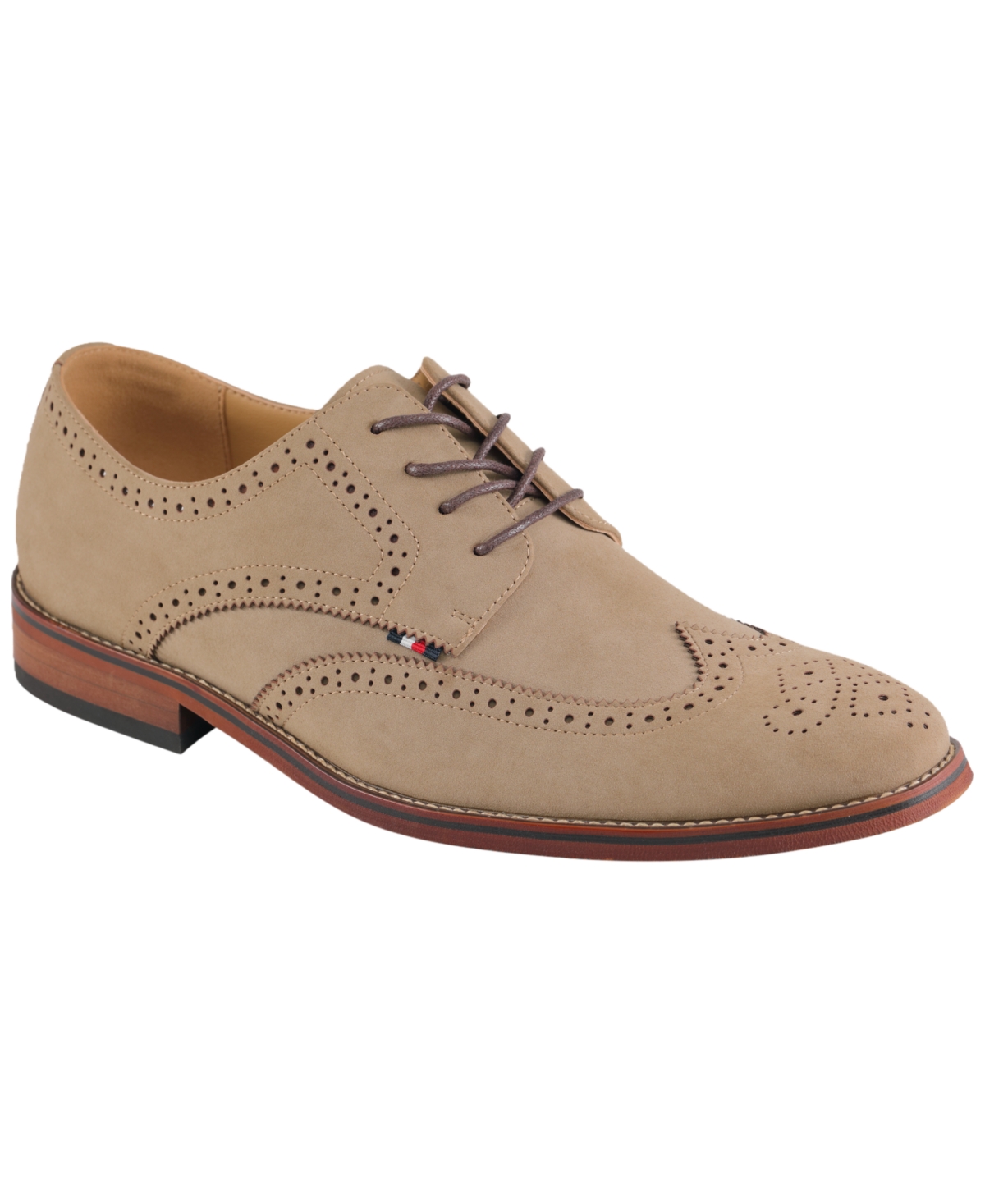 Tommy Hilfiger Men's Buford Lace Up Wingtip Oxford - Taupe-image