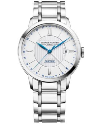 Baume & Mercier - Men's Swiss Automatic Classima Stainless Steel Bracelet Watch 40mm M0A10273