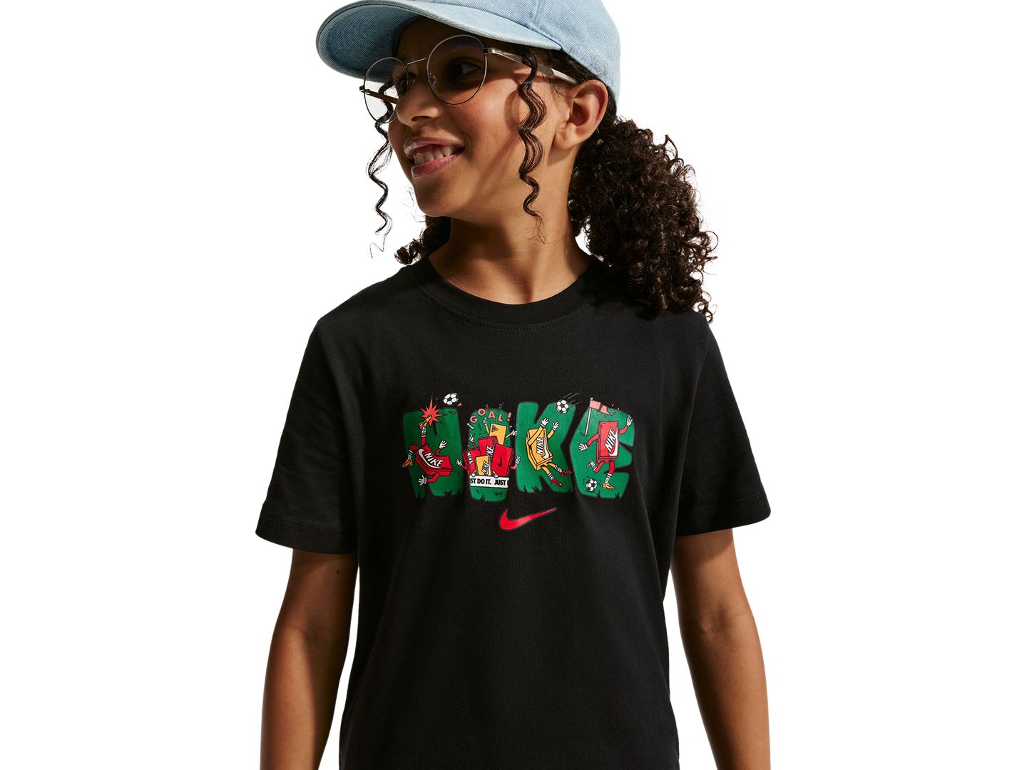 Детская футболка Nike Short-Sleeve T-Shirt, цвет: Чёрный — фото 2