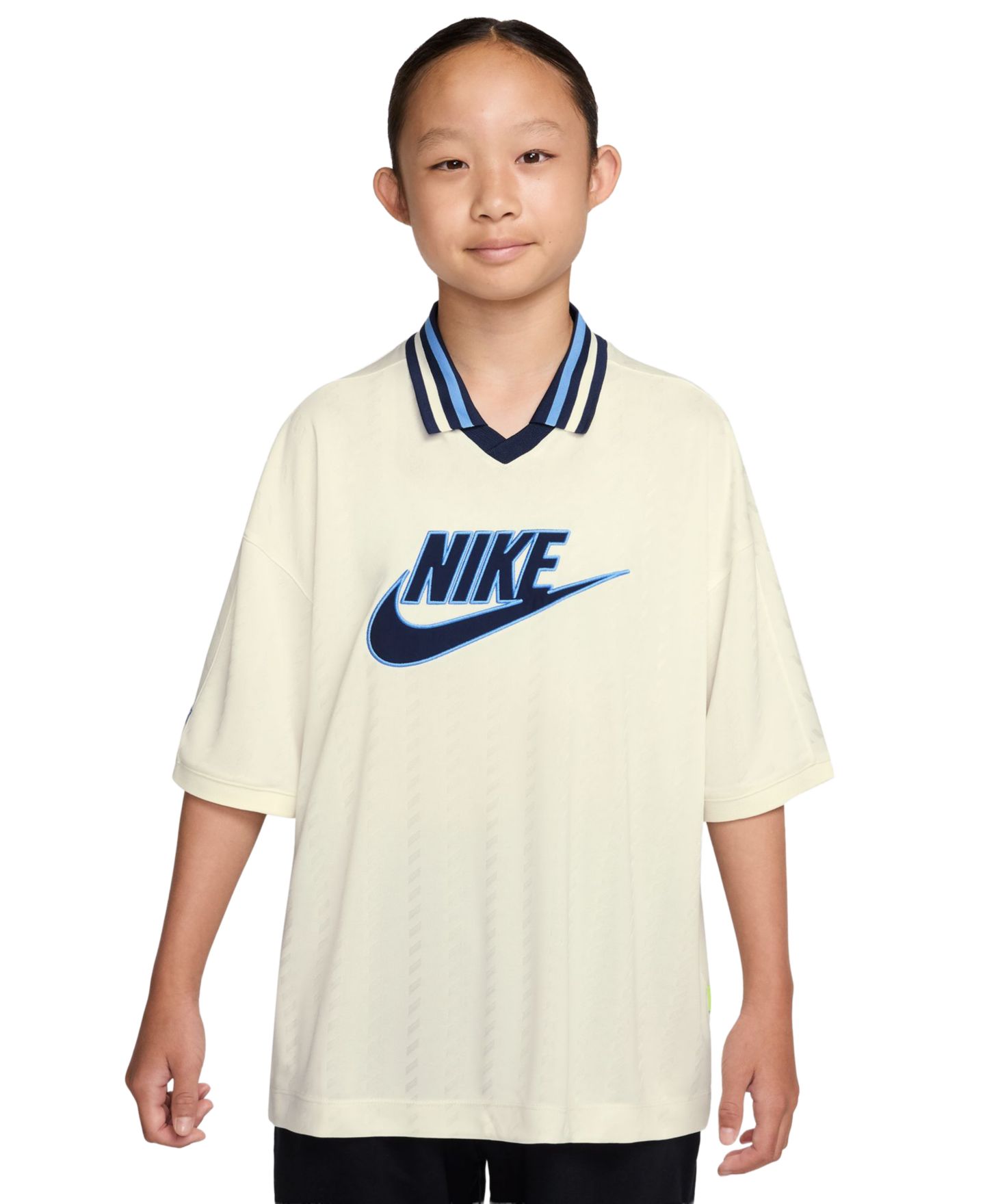 Футболка Nike Short-Sleeve T-Shirt для девочек, цвет: Кремовый — фото 1