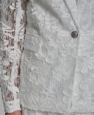 Petite One-Button Blazer