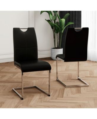 Modern Ergonomic Dining Chair with Non-Slip Feet (Set of 2)