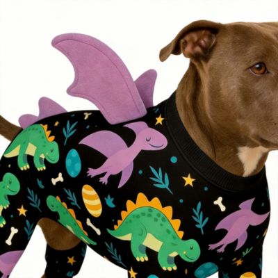 Cotton Polyester Calming Dog Onesie for All Seasons - Stress Relief, Comfort, and Easy Care