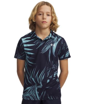 Boys' 6-20  Matchplay Printed Polo Two Button Pocket Polo Shirt