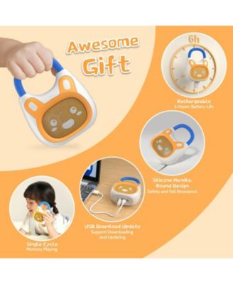 Pocket Bunny Portable Kids Audio Player – Musical Story Toy with Soothing Sounds