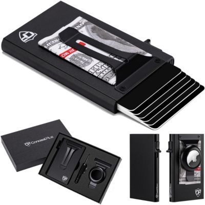 Men's Card Blocr Credit Card Holder Trigger Wallet