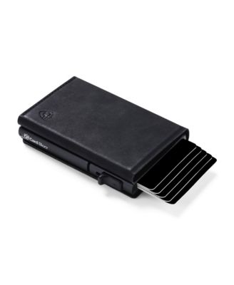 Men's Card Blocr Pop Up Wallet for Men - Slim Metal RFID Blocking Card Holder (4-6 Cards Ejector) - Minimalist Wallet with Internal Cash + ID