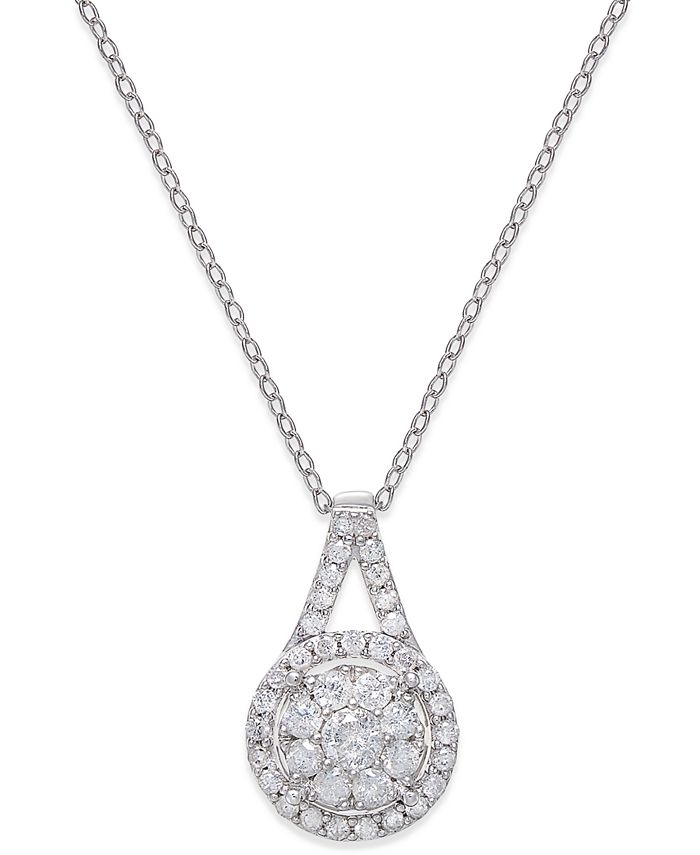 Sterling silver diamond necklace blog.knak.jp