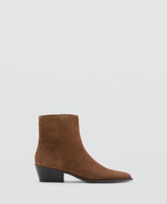 Women's Heel Suede Ankle Boots