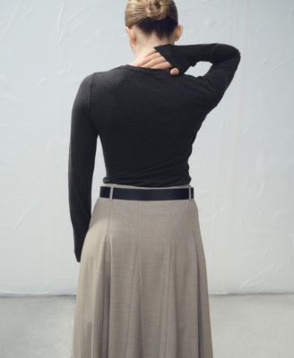 Women's Draped Combined T-Shirt