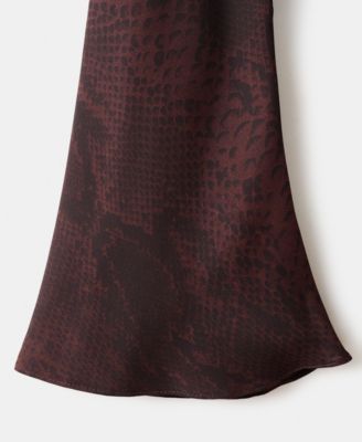 Women's A-Line Animal-Print Dress