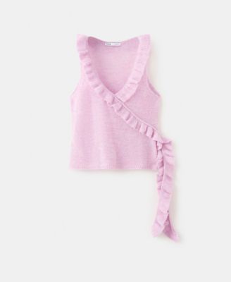 Women's Ruffle Knit Top