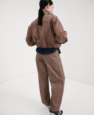 Women's Polka Dot Balloon Jeans