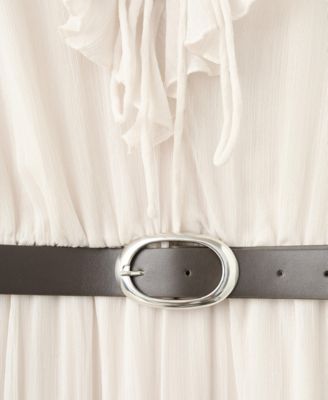 Women's Long Ruffled Dress