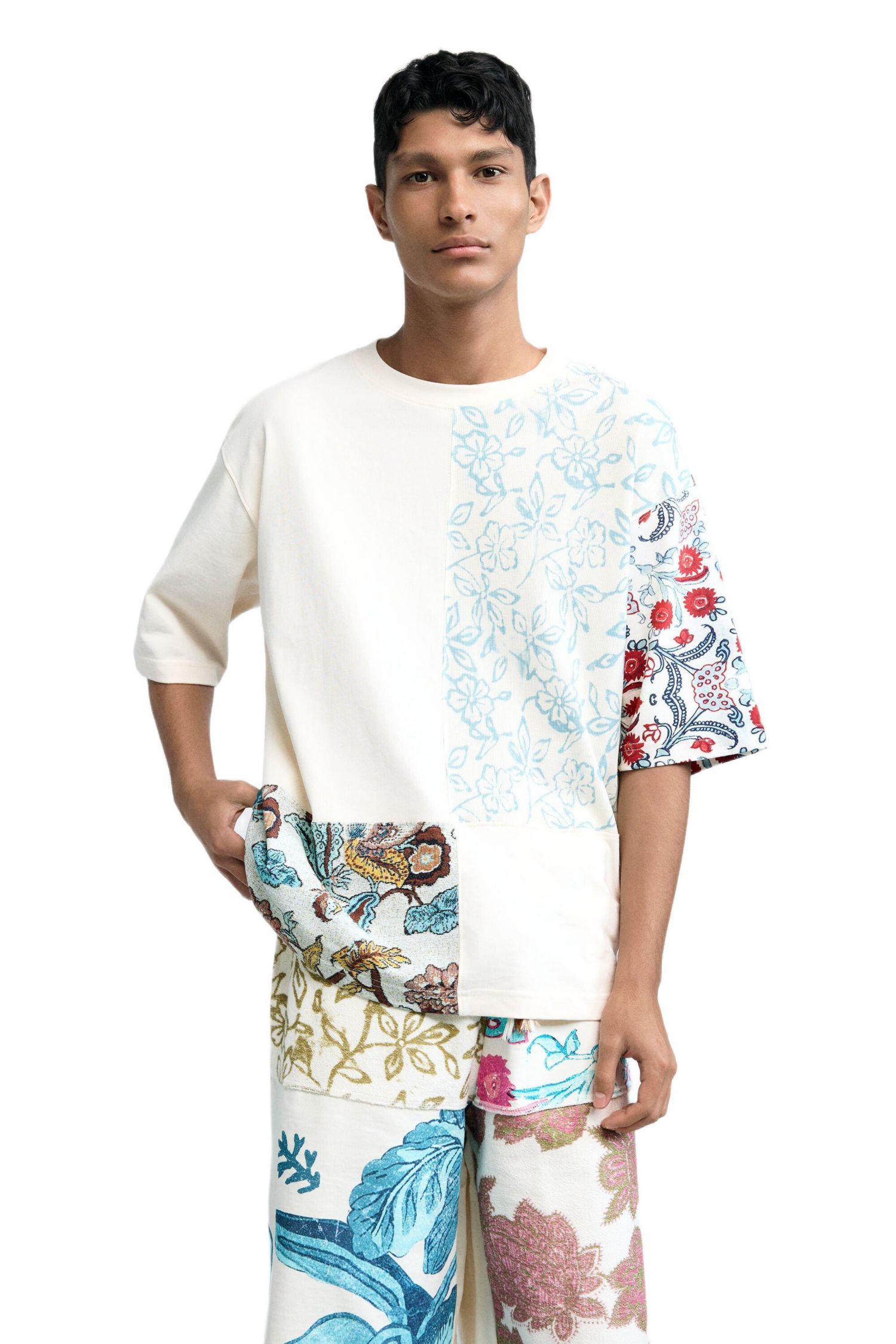 Men's Patchwork T-shirt