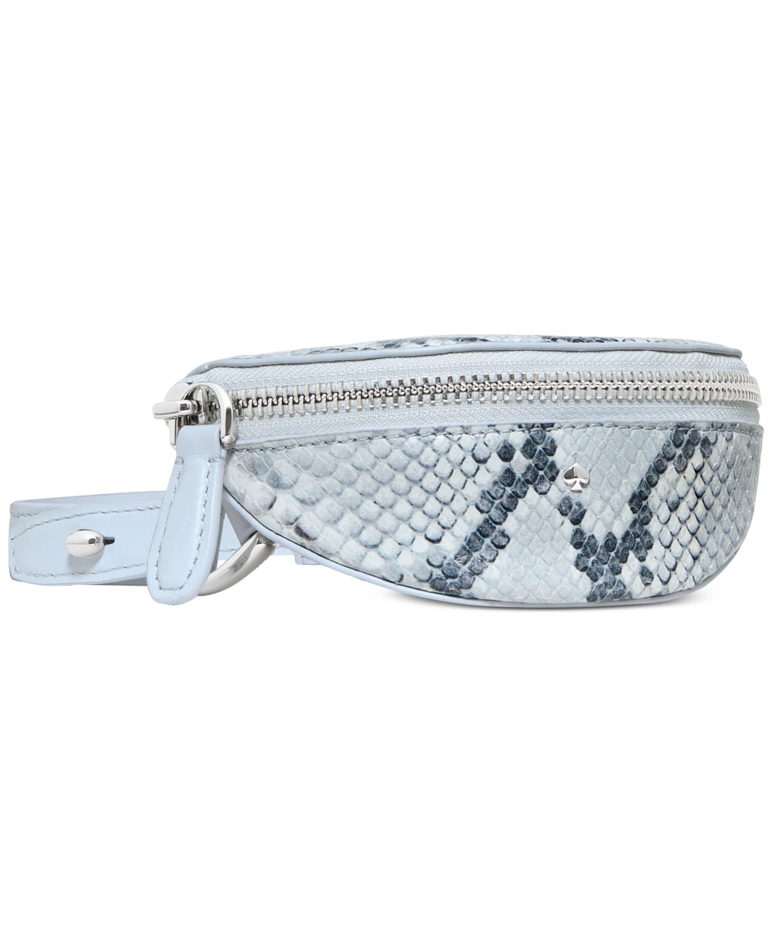 Duo Small Snake Embossed Leather Crossbody Handbag