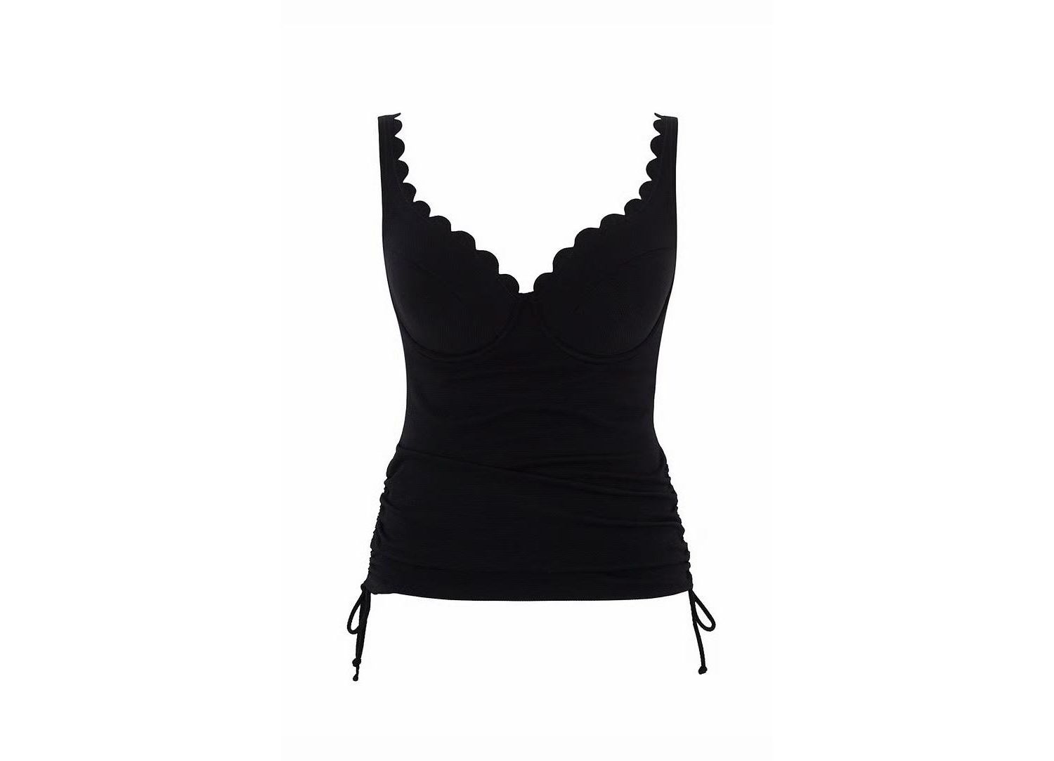 Women's Spirit Selena Underwire Scalloped Plunge Tankini Swim Bra