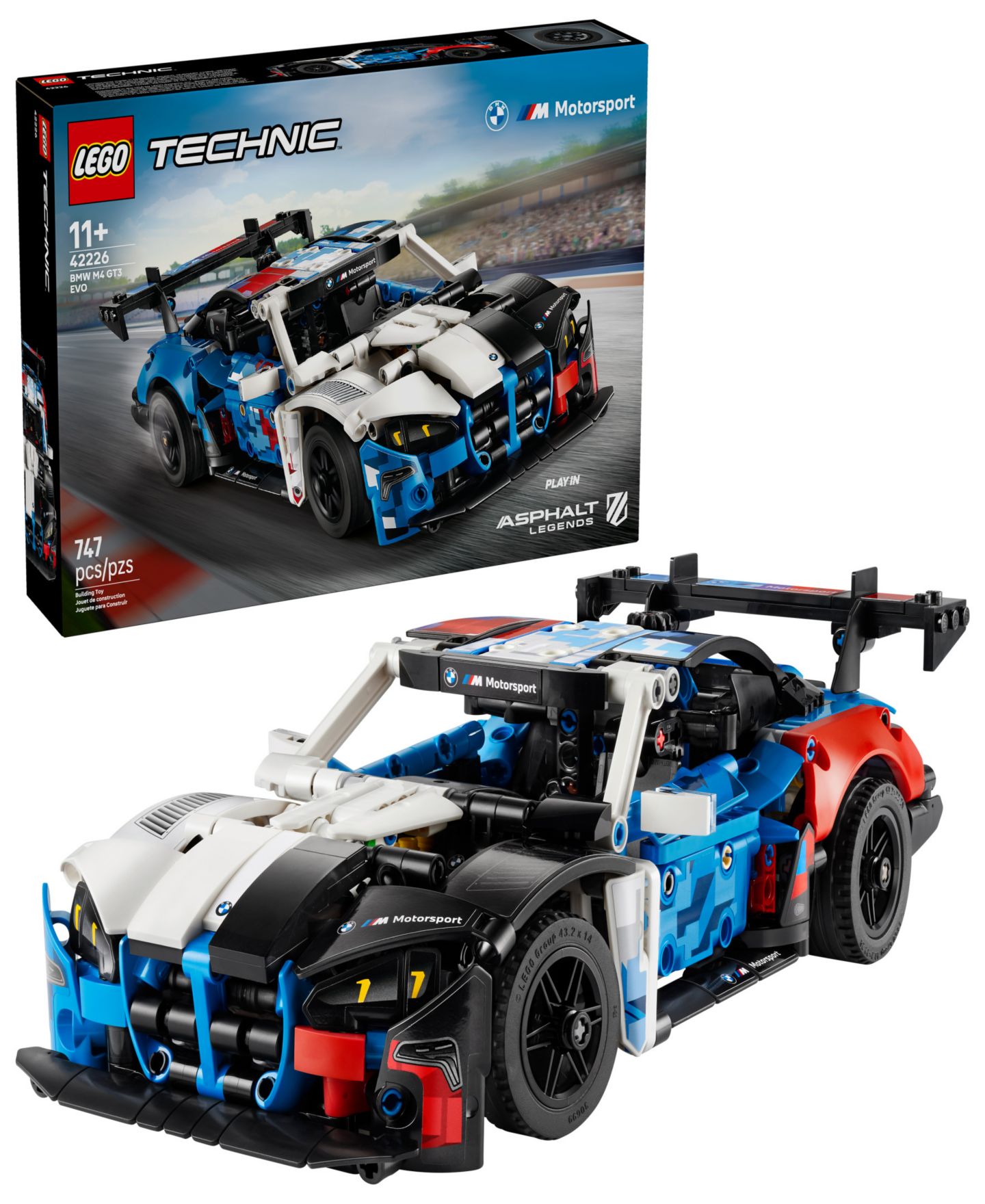 Детский конструктор LEGO® Technic BMW M4 GT3 EVO Race Car Building Set, 42226 — фото 1