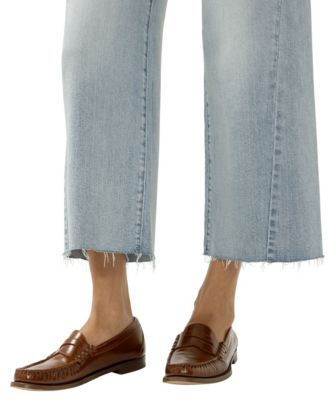 Women's Suki Mid-Rise Cropped Wide-Leg Jeans