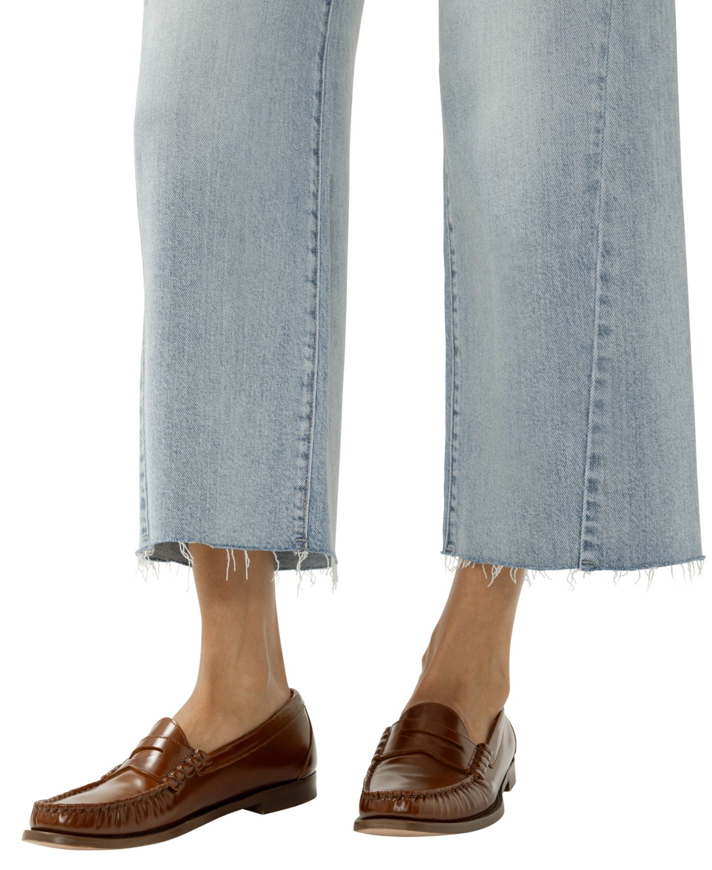 Женские джинсы Silver Jeans Co. Suki Mid-Rise Cropped Wide-Leg, цвет: West End — фото 3