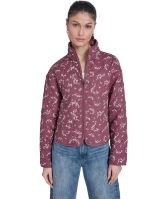 Women's Diamond-Quilted Cotton Jacket