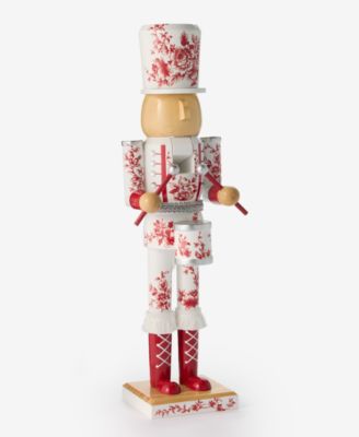 Heritage Floral Drummer Nutcracker