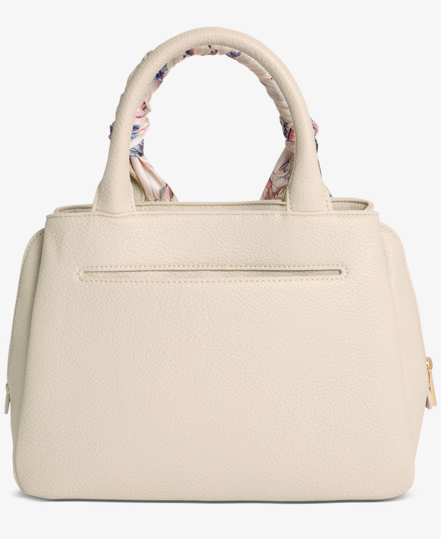 Женская сумка Giani Bernini Scarf Handle Satchel, цвет: Кремовый — фото 2