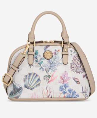 Sea Print Mini Dome Satchel