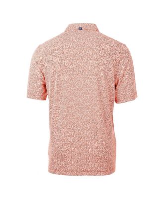 Men's Orange Tampa Bay Buccaneers Throwback Logo Virtue Eco-Pique Botanical Polo Shirt