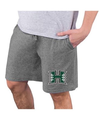 Men's Charcoal Hawaii Warriors Quest Knit Jam Shorts