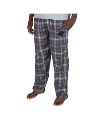 Men's Charcoal Carolina Panthers Ultimate Plaid Flannel Pants