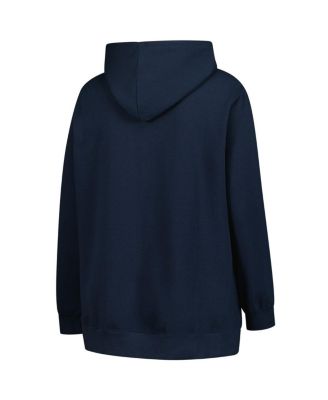 Women's Navy Chicago Bears Plus Size Whirlwind Naomi Hoodie