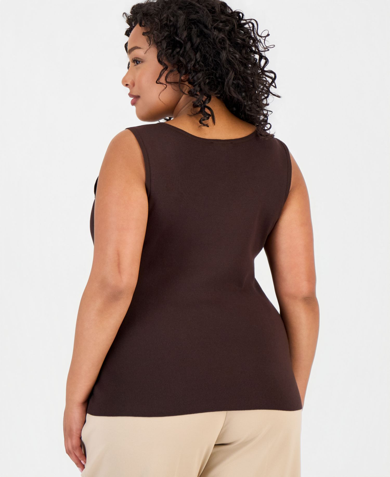 ASL U-Neck Sleeveless Sweater