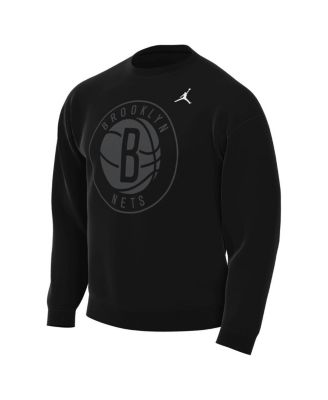 Men's Black Brooklyn Nets Statement Edition Sweatshirt