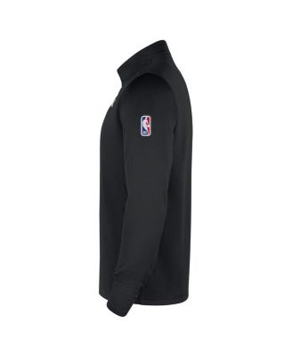 Men's Black Portland Trail Blazers 2025/26 City Edition Remix Authentic Coaches Dri-FIT Half-Zip