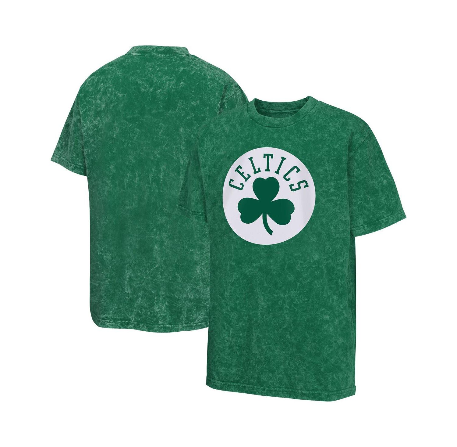 Big Boys and Girls Green Boston Celtics Rugged Defense T-Shirt