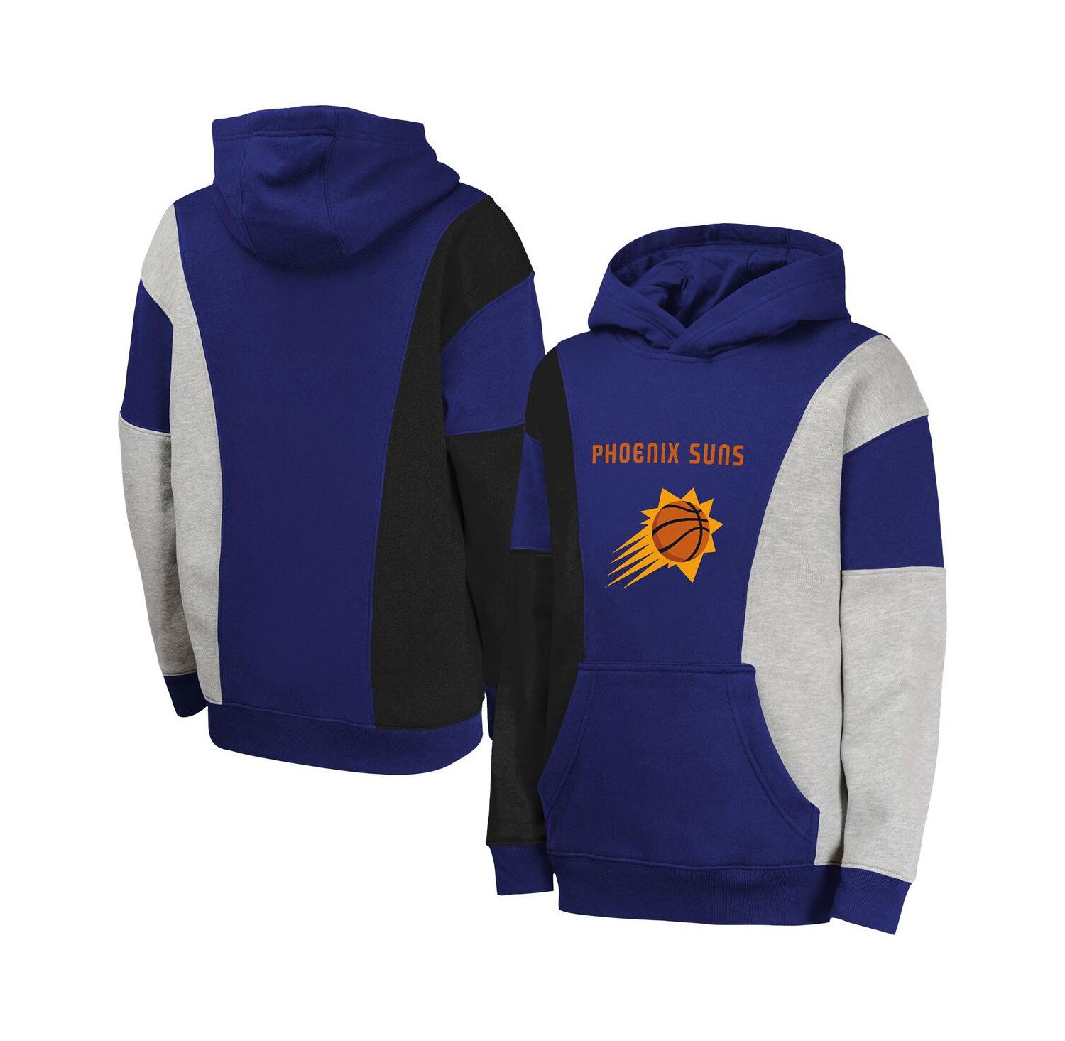 Big Boys and Girls Purple Phoenix Suns Ace In the Hole Pullover Hoodie