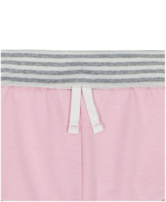Baby Girls' Ribbed Tank Bodysuit and Shorts, 2-Piece Set