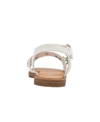 Little Girls Girl's  Fashion Sandals – Dressy Shoes with Decorative Metal Charm