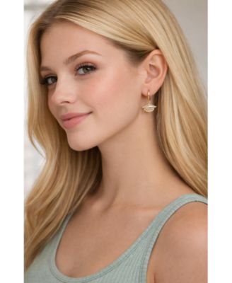 Limitless Graduation Cap Huggie Hoop Earrings