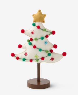 Whimsy White Tree with Ornaments D&eacute;cor