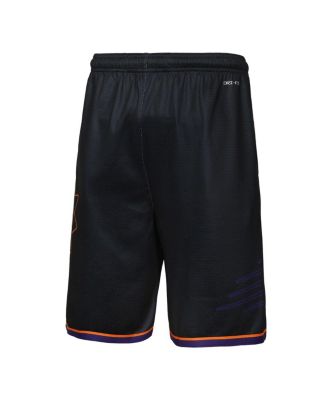 Big Boys and Girls Black Phoenix Suns Statement Edition Swingman Dri-FIT Shorts