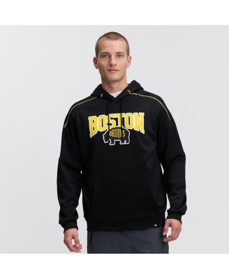 Men's Black Boston Bruins 2026 NHL Stadium Series Defender Pullover Hoodie