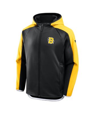 Men's Black Boston Bruins 2026 NHL Stadium Series Authentic Pro Full-Zip Jacket