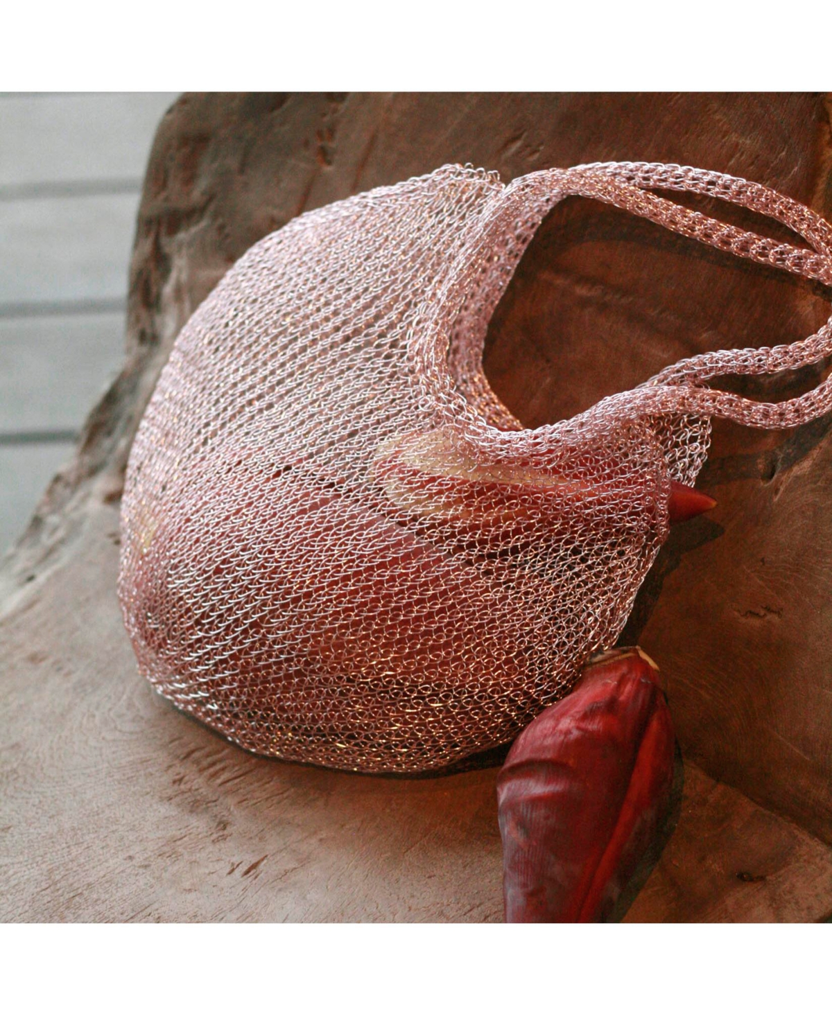 Brunna.co The Sol Mesh Wire Tote Bag