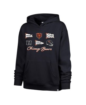 Women's Navy Chicago Bears Bow Banners Naomi Hoodie