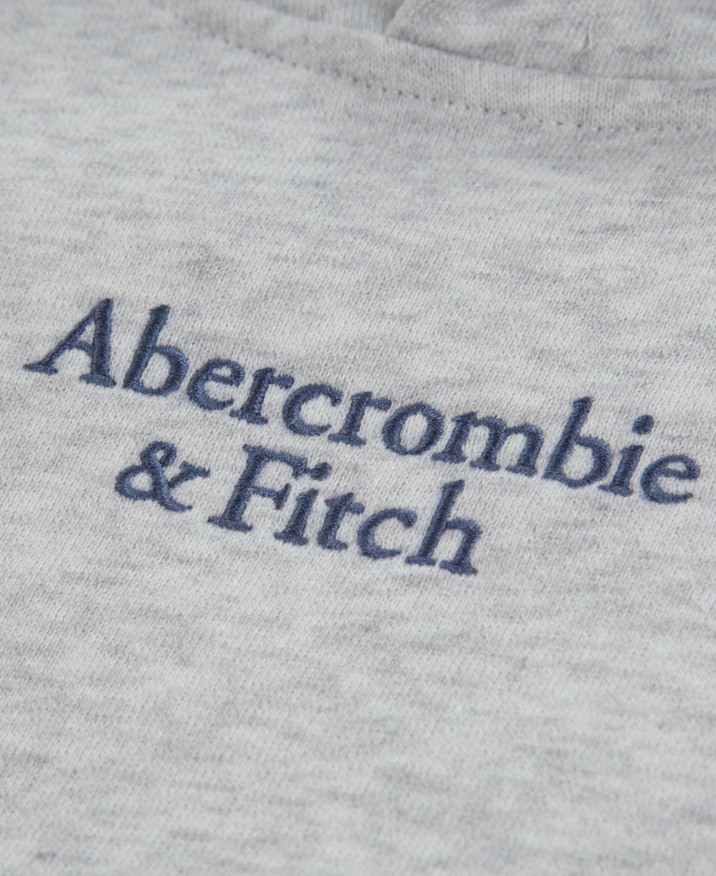 Худи abercrombie kids Essential Logo для мальчиков-малышей, цвет: Светлый серый меланжевый — фото 3