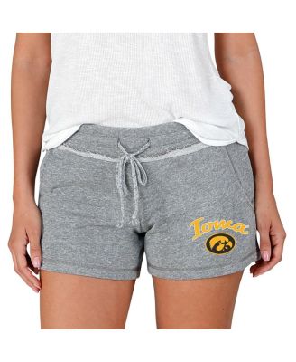 Women's Gray Iowa Hawkeyes Mainstream Terry Shorts