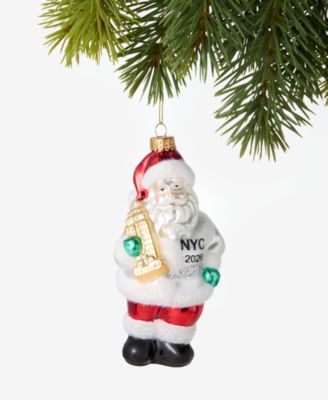 New York Santa Ornament
