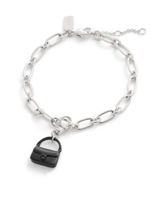 Black Collectible Signature Sculpted C Handbag Jewelry Charm